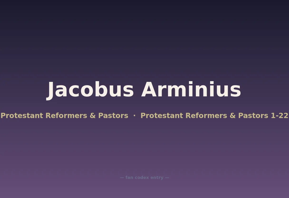 Jacobus Arminius