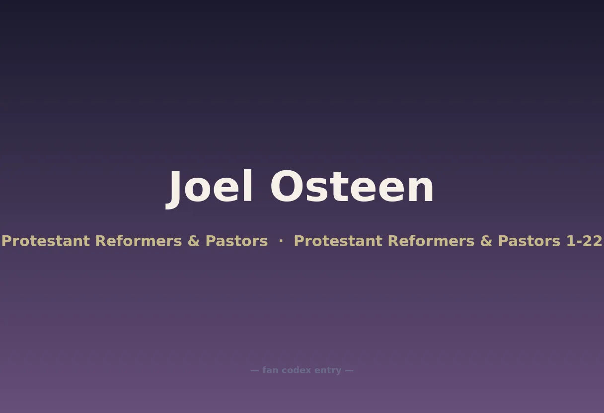 Joel Osteen