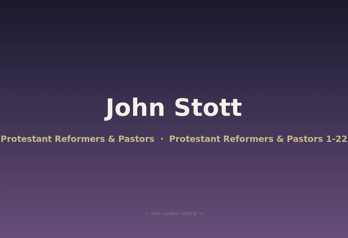 John Stott