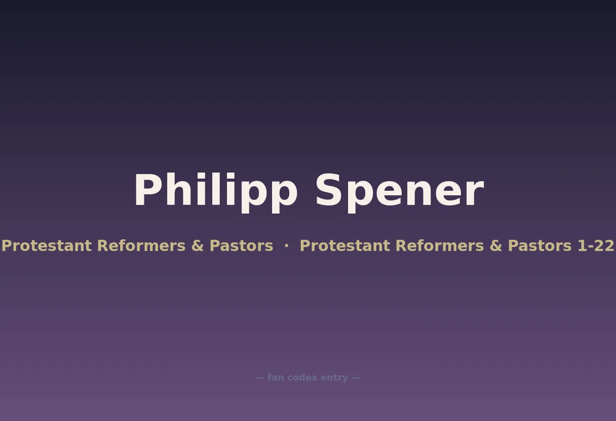 Philipp Spener